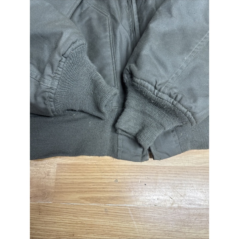 Flyers Cold Weather Jacket CWU 45/P Men's Green Flight Bomber Military Large - Picture 2 of 7
